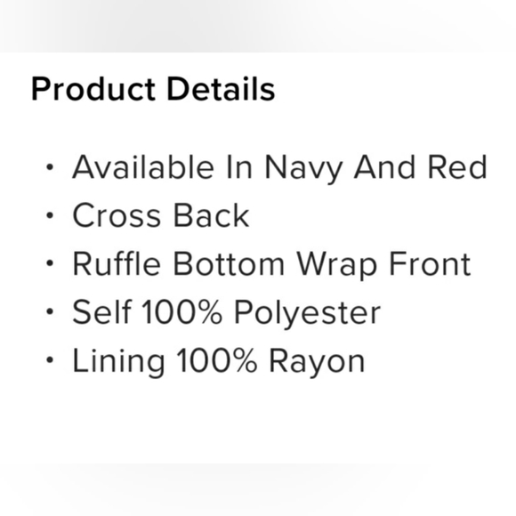 Navy Cross Back Ruffle Bottom Wrap Front Maxi Dress - Picture 5 of 5